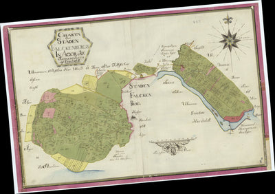 Historiska GIS-kartor M12-1.2 Falkenberg digital map