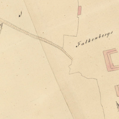 Historiska GIS-kartor M12-1.3a Falkenberg digital map