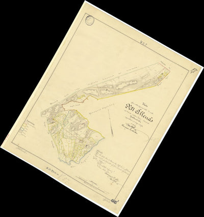 Historiska GIS-kartor M13-68.1 Ällenäs digital map