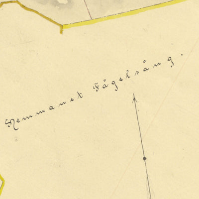 Historiska GIS-kartor M13-68.1 Ällenäs digital map