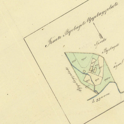 Historiska GIS-kartor M13-69.2g2 Fjärås digital map