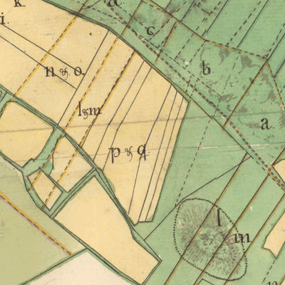 Historiska GIS-kartor M13-72.2 Össlöv digital map