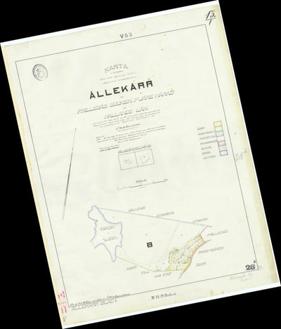 Historiska GIS-kartor M14-28.2a Ällekärr digital map