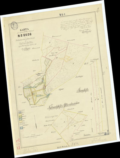 Historiska GIS-kartor M15-33.2 Skog digital map