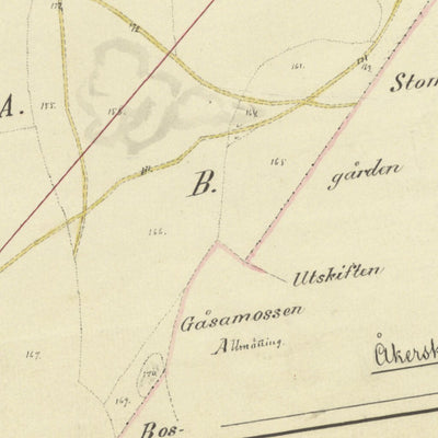 Historiska GIS-kartor M15-33.2 Skog digital map