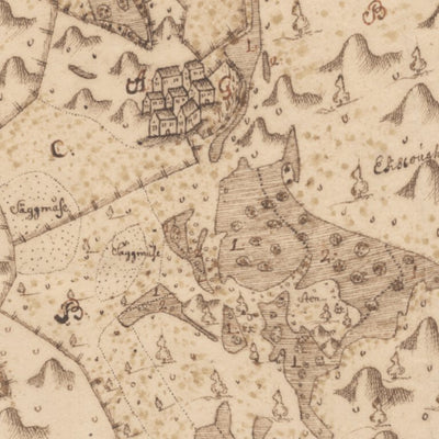 Historiska GIS-kartor M2-33 Hulta digital map