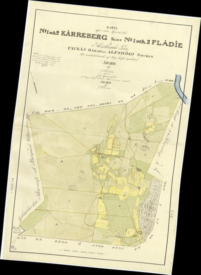 Historiska GIS-kartor M2-8.4 Kärreberg digital map