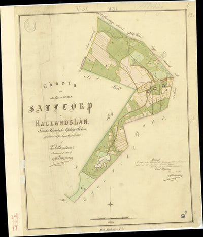 Historiska GIS-kartor M2-9.3 Salltorp digital map