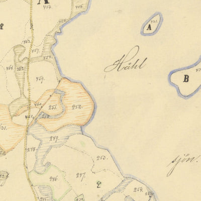 Historiska GIS-kartor M3-12.1 Hölseböke digital map