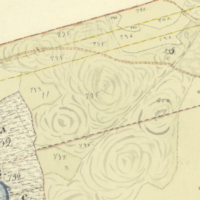 Historiska GIS-kartor M3-27.3 Öinge digital map