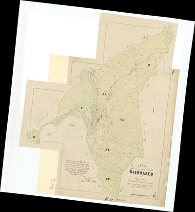 Historiska GIS-kartor M3-6.3 Bjärnered digital map