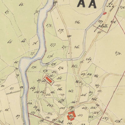 Historiska GIS-kartor M3-6.3 Bjärnered digital map