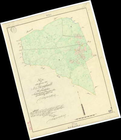 Historiska GIS-kartor M32-17.6 Långhult digital map