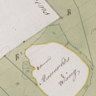 Historiska GIS-kartor M36-1.2_Köinge digital map