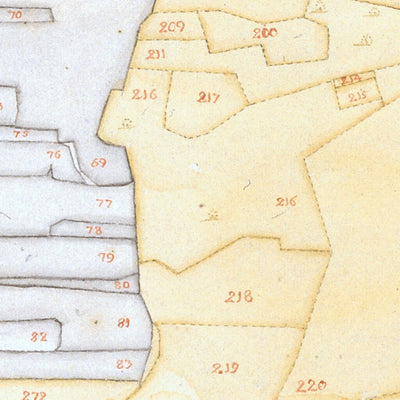 Historiska GIS-kartor M36-7.1a Köinge digital map