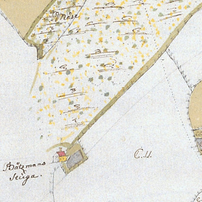 Historiska GIS-kartor M36-9.1 Lustorp digital map