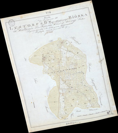 Historiska GIS-kartor M36-9.2 Lustorp digital map