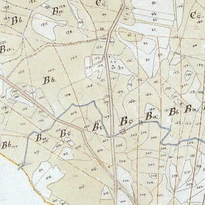 Historiska GIS-kartor M36-9.2 Lustorp digital map
