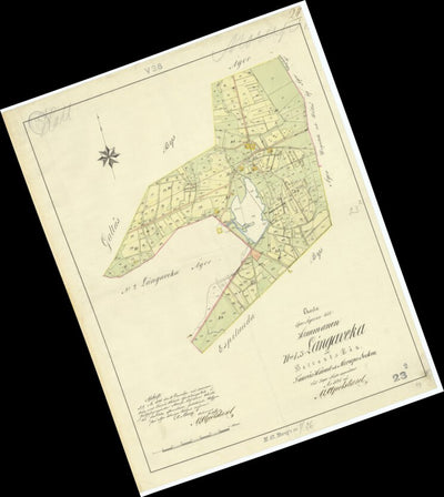 Historiska GIS-kartor M43-23.2 Långaveka digital map