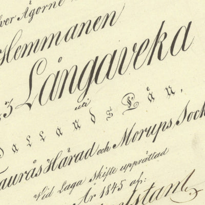 Historiska GIS-kartor M43-23.2 Långaveka digital map