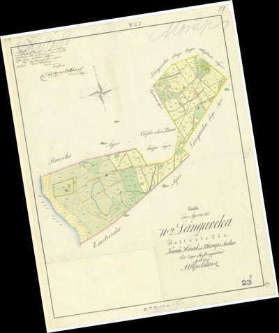 Historiska GIS-kartor M43-23.3 Långaveka digital map