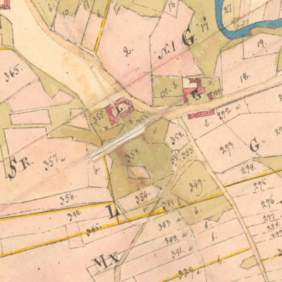 Historiska GIS-kartor M43-26.1 Morup digital map