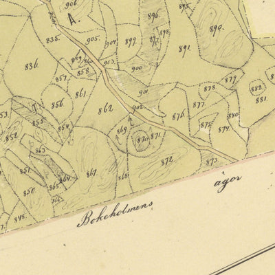 Historiska GIS-kartor M44-21.1 Nösslinge digital map