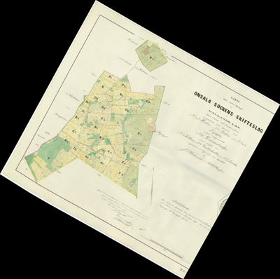 Historiska GIS-kartor M46-1.4a Heden Lida Lyngås digital map