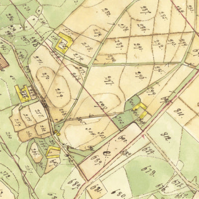 Historiska GIS-kartor M52-5.1 Gödastorp digital map