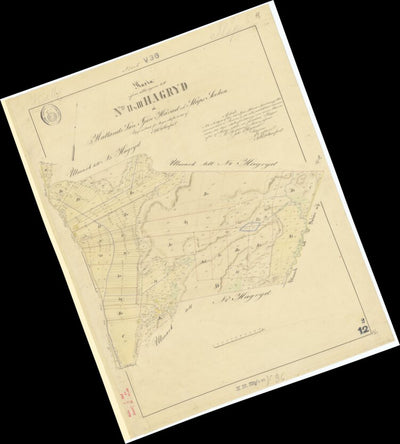 Historiska GIS-kartor M56-12.2 Hagryd digital map