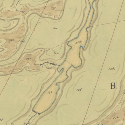 Historiska GIS-kartor M56-16.1 Järnkättered-Berget digital map