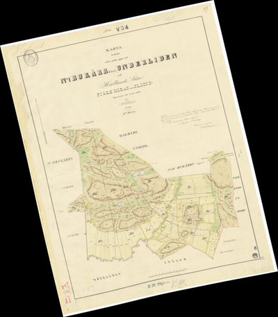 Historiska GIS-kartor M56-6.6a Bukärr-Underliden digital map