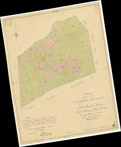 Historiska GIS-kartor M57-11.1 Oktorp digital map