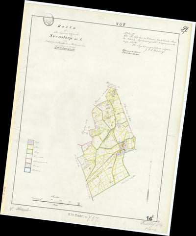 Historiska GIS-kartor M70-14.1 Svenstorp digital map