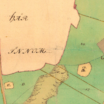 Historiska GIS-kartor M70-15.3a Varberg digital map