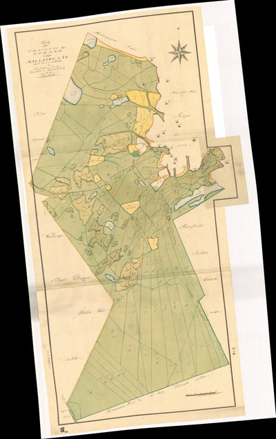 Historiska GIS-kartor M70-15.5 Träslöv digital map