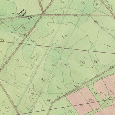 Historiska GIS-kartor M70-4.3a Gamla Köpstad digital map