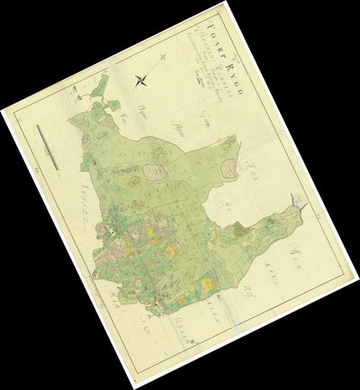 Historiska GIS-kartor M76-15.1 Toarp Rygg Bönarp digital map