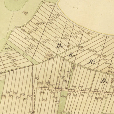 Historiska GIS-kartor M76-3.1a Bönarp_TPS digital map