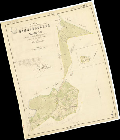 Historiska GIS-kartor M76-4.1 Gammalsgärde digital map