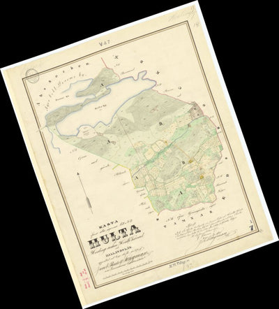 Historiska GIS-kartor M76-7.1 Hulta digital map