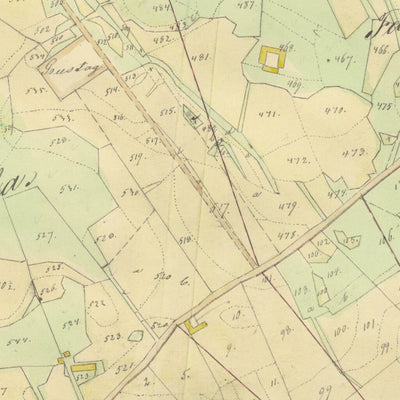 Historiska GIS-kartor M76-9.6 Lundby digital map