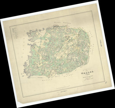 Historiska GIS-kartor M77-1.3 Vallda digital map