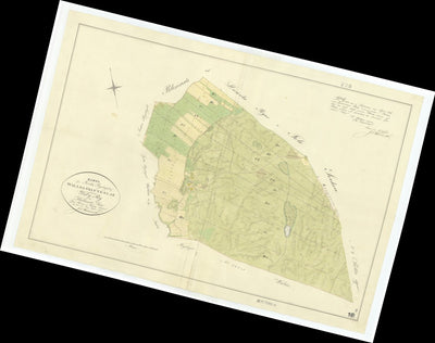 Historiska GIS-kartor M77-18.2a Vallda Byelag digital map