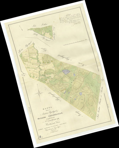 Historiska GIS-kartor M77-18.2b Vallda Byelag digital map