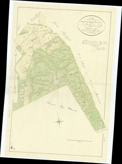 Historiska GIS-kartor M77-18.2d Vallda Byelag digital map