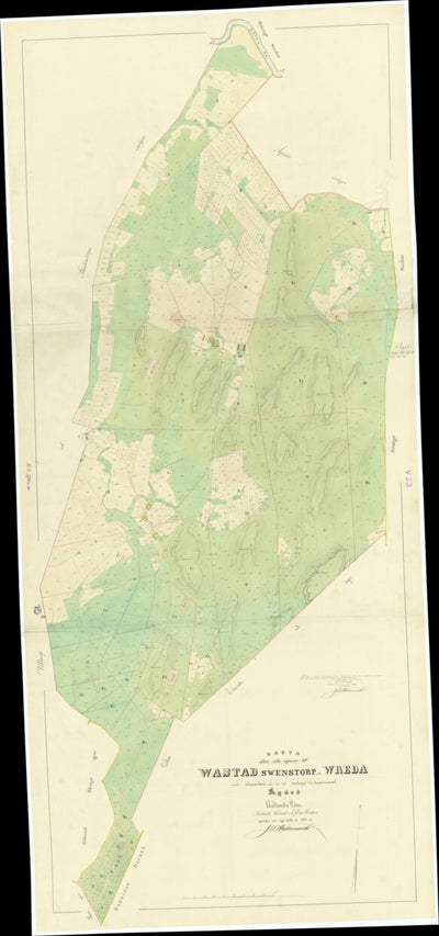 Historiska GIS-kartor M8-15.4 Vastad m fl digital map