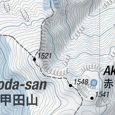HokkaidoWilds.org Hakkoda O-dake Ski Touring (Aomori Prefecture, Japan) digital map