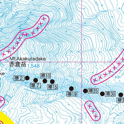 HokkaidoWilds.org Hakkoda-san Ski Touring Map by Hakkoda Promotion Council digital map