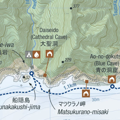 HokkaidoWilds.org Iwabe Coast Sea Kayaking (Hokkaido, Japan) digital map